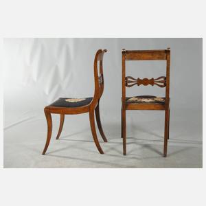Paar Biedermeierstühle