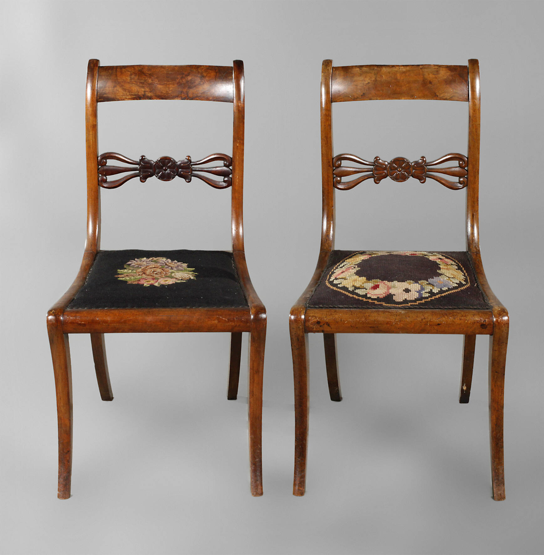 Paar Biedermeierstühle