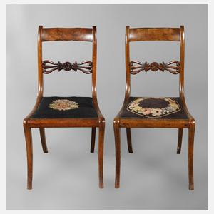 Paar Biedermeierstühle