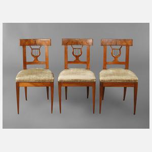 Drei Biedermeierstühle
