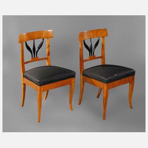 Paar Biedermeierstühle