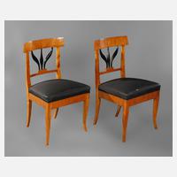 Paar Biedermeierstühle111