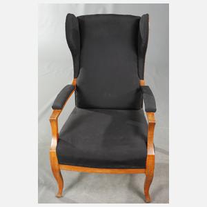 Biedermeier-Ohrensessel