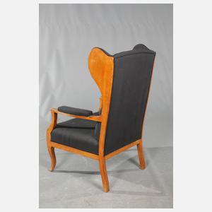 Biedermeier-Ohrensessel