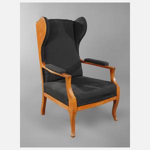 Biedermeier-Ohrensessel