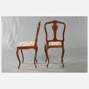 Zwei Stühle Neorokoko