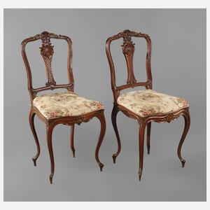Zwei Stühle Neorokoko