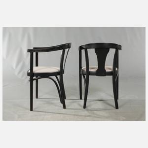 Paar Armlehnstühle Thonet