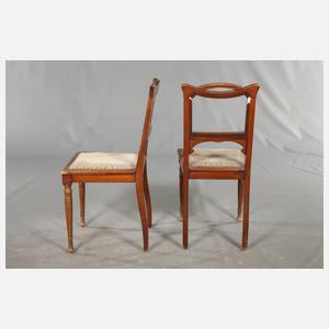Paar Jugendstilstühle