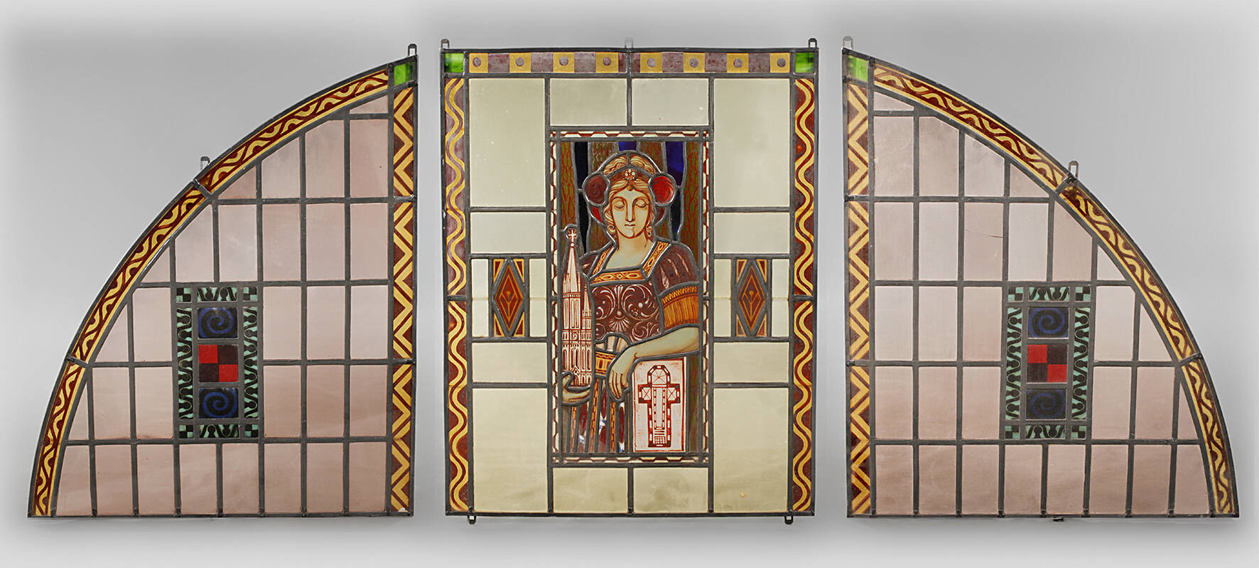 Jugendstil-Bleiglasfenster