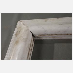 Zwei Kaminumrandungen Marmor