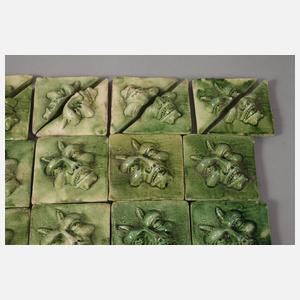 Konvolut figürliche Fliesen