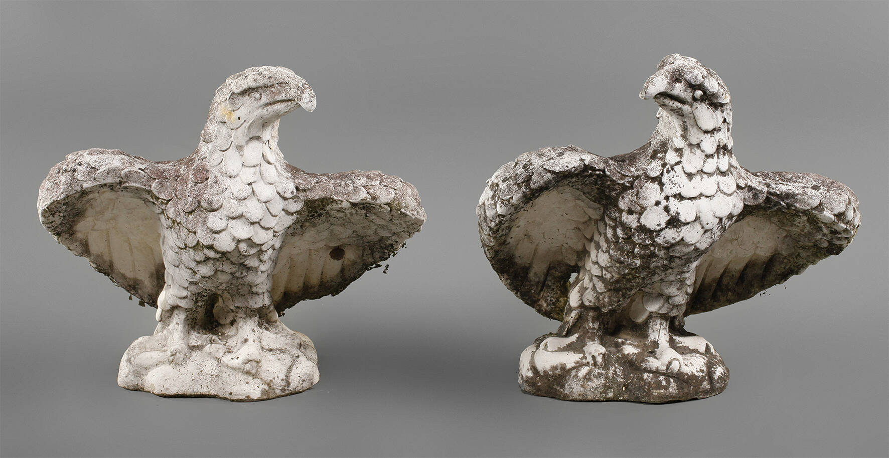 Steinguss zwei Adler