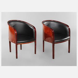 Zwei Sessel Josef Hoffmann