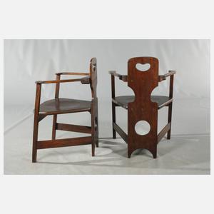 Paar Stühle Richard Riemerschmid