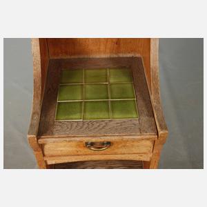 Bett mit Nachtschrank