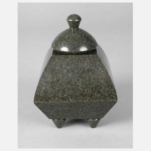 Deckeldose Serpentin