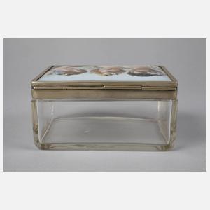 Emaillierte Schmuckdose