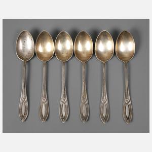 Peter Behrens sechs Mokkalöffel