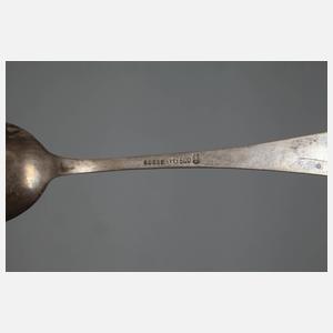 Sechs Jugendstil-Kaffeelöffel