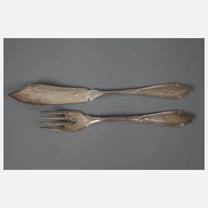 Hugo Leven Fischbesteck für sechs Personen