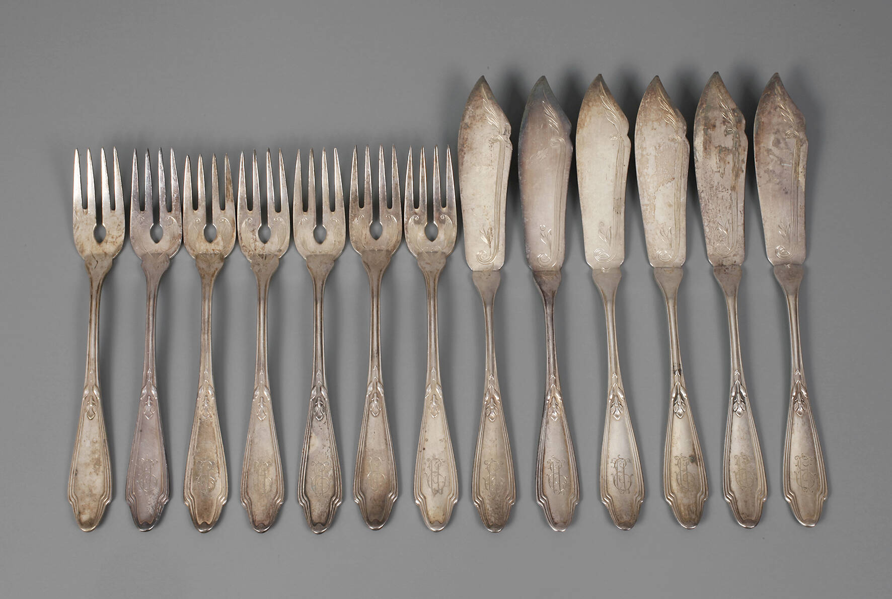 Hugo Leven Fischbesteck für sechs Personen