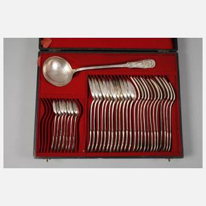 Zwei Kästen mit Jugendstilbesteck