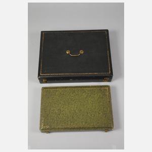 Zwei Kästen mit Jugendstilbesteck