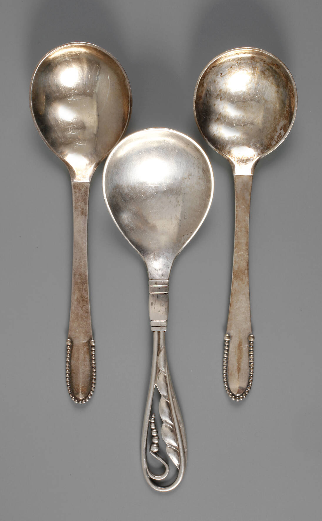 Georg Jensen drei Vorlegelöffel