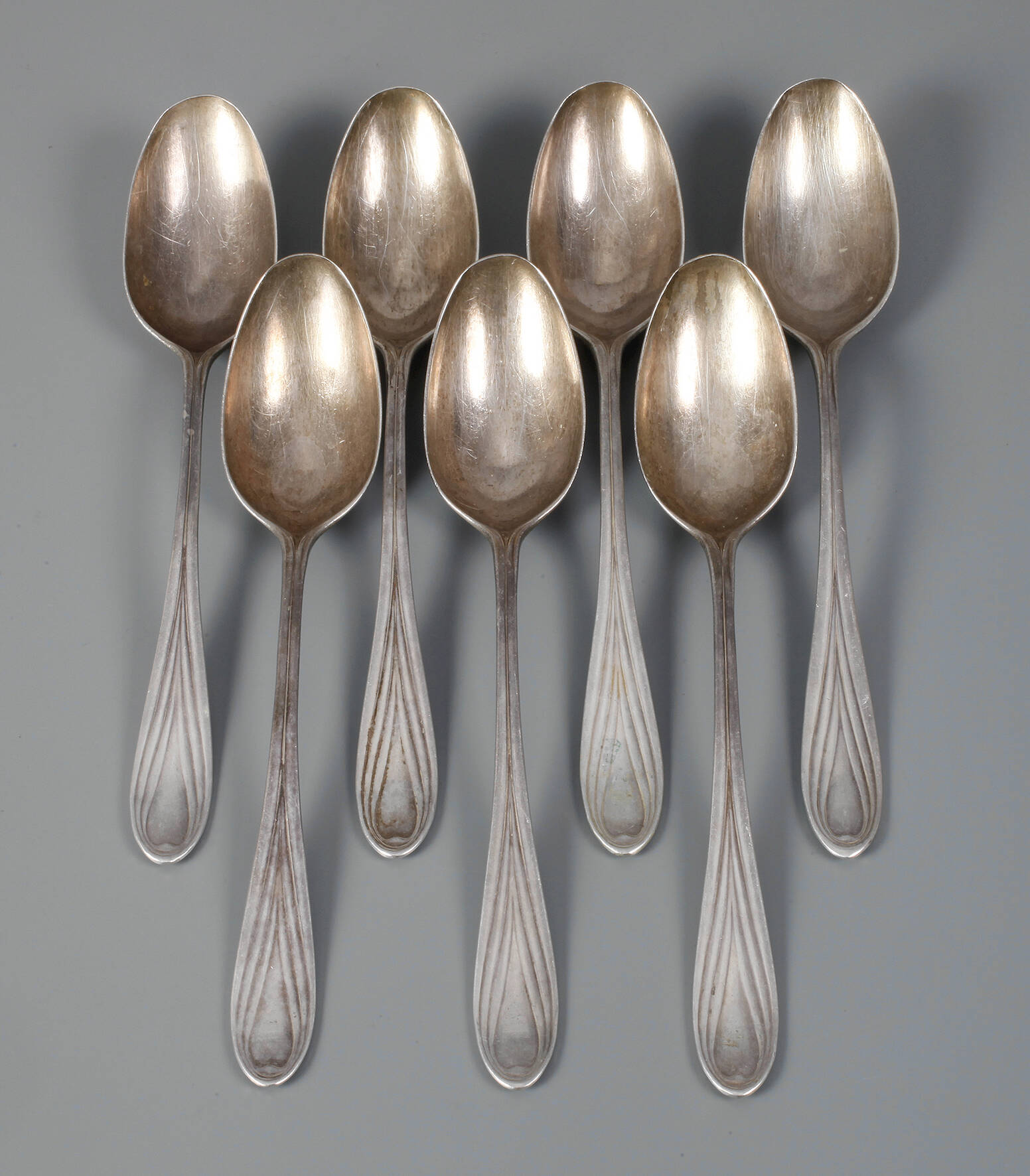 Hans Christiansen sieben Menülöffel