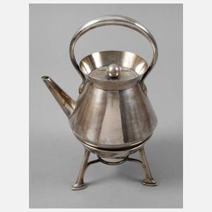 Christopher Dresser Teekanne mit Stövchen