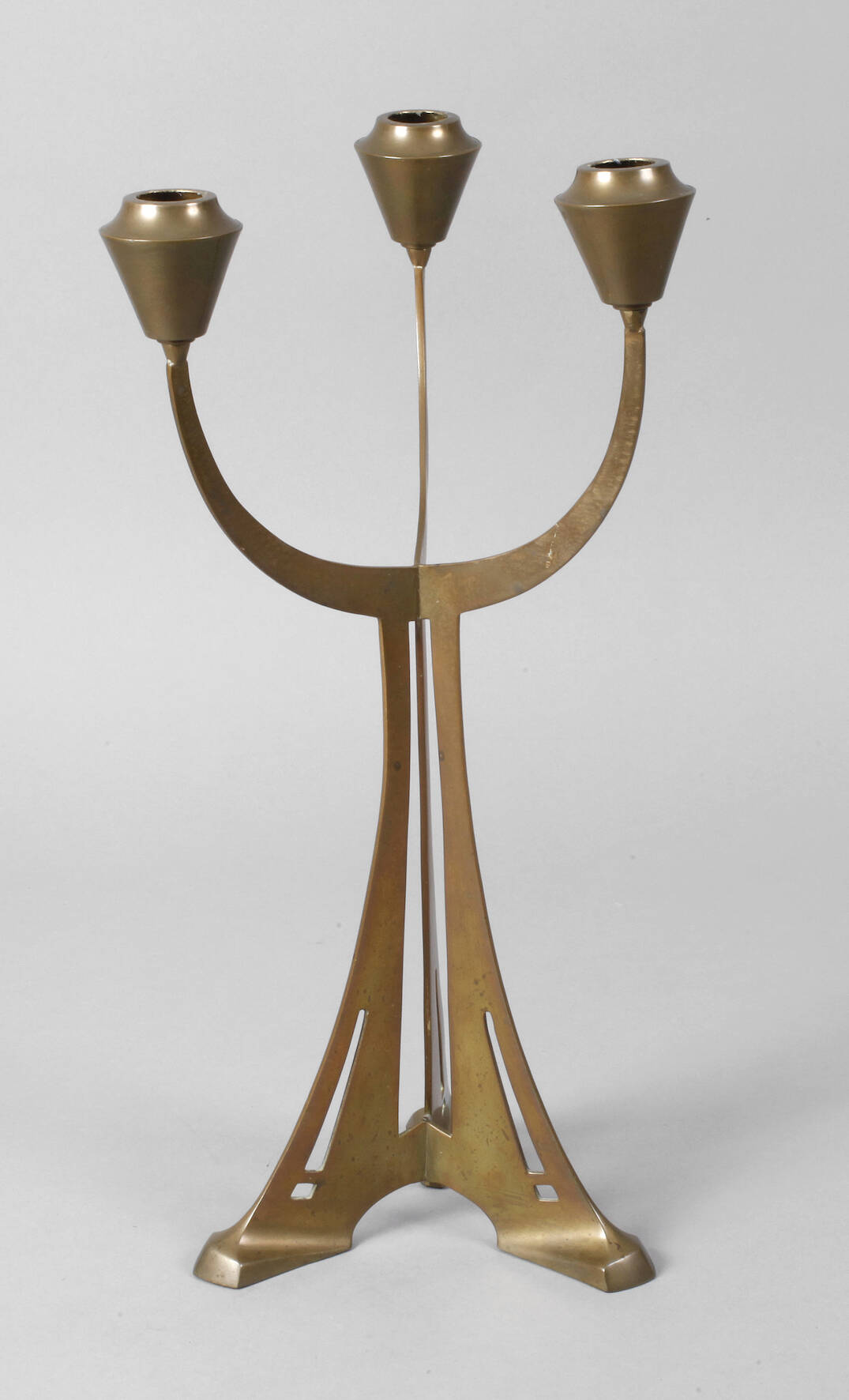 Richard Müller dreiflammiger Kerzenleuchter