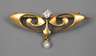 Jugendstil-Brosche mit einem Diamanten