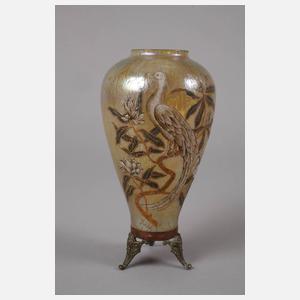 Loetz Wwe. Vase Pfauendekor