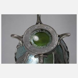 Loetz Wwe. Vase mit Montierung