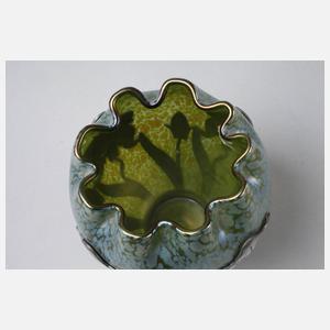 Loetz Wwe. Vase mit Montierung