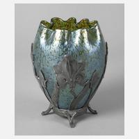 Loetz Wwe. Vase mit Montierung111
