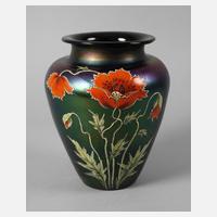 Ferdinand von Poschinger Vase Mohndekor111