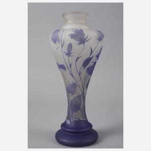 Émile Gallé Ätzglasvase