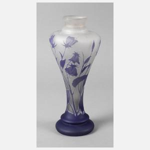 Émile Gallé Ätzglasvase