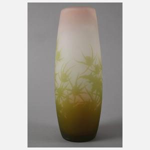 Émile Gallé Vase Disteldekor