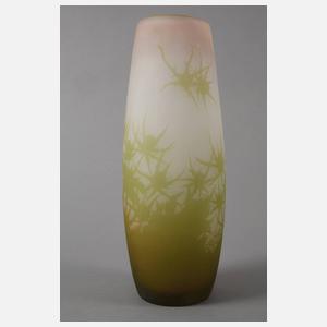 Émile Gallé Vase Disteldekor