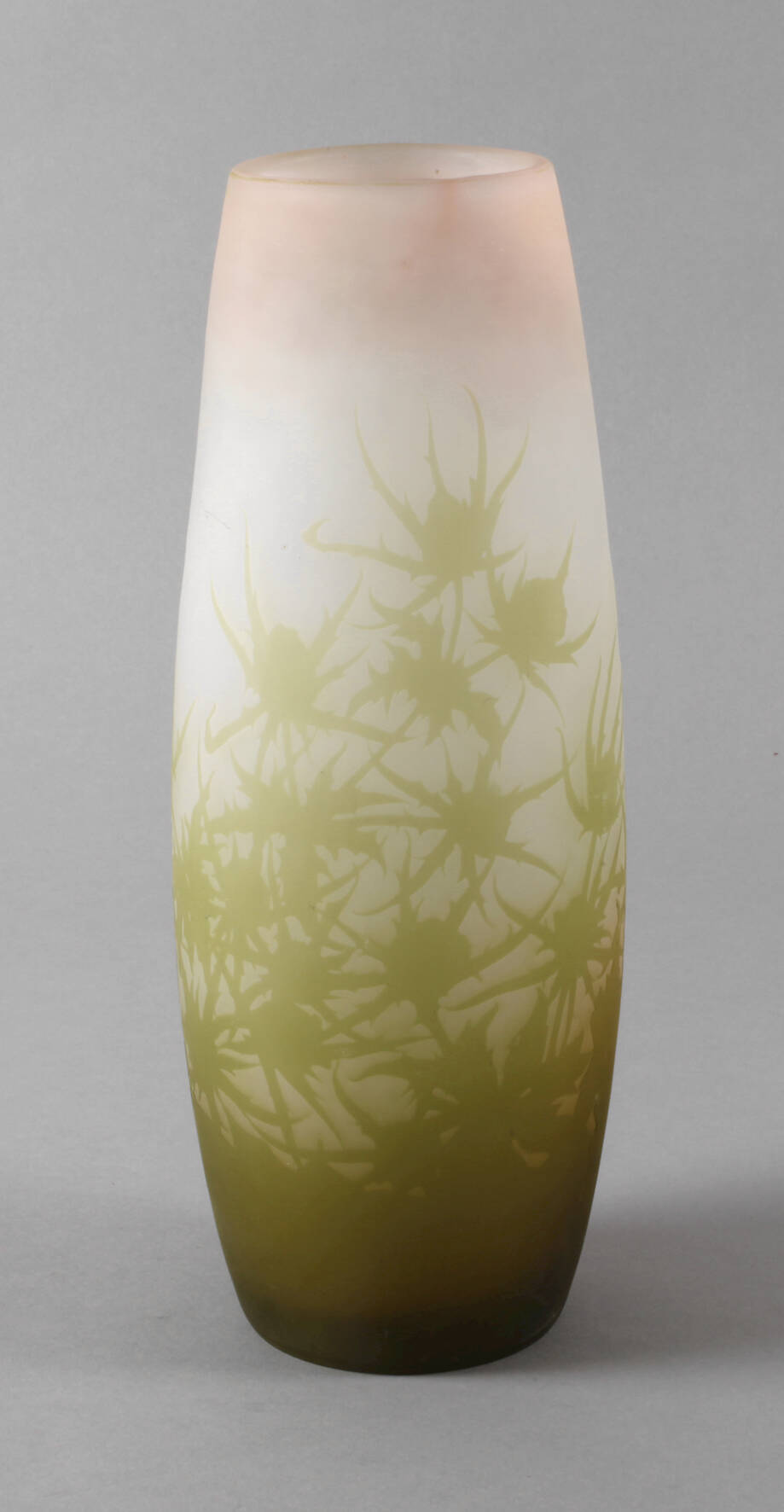 Émile Gallé Vase Disteldekor