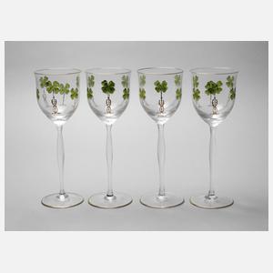 Theresienthal vier Weinrömer Kleeblattdekor