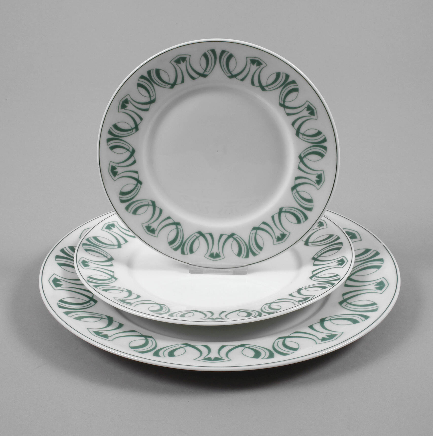 Patriz Huber drei Speiseteller