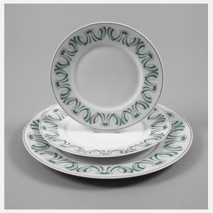 Patriz Huber drei Speiseteller