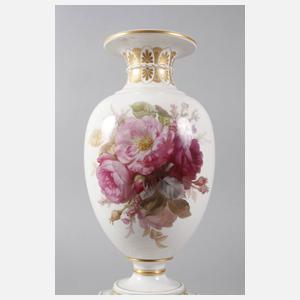 KPM Berlin Balustervase mit "Weichmalerei"