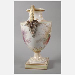 KPM Berlin Amphorenvase mit Weichmalerei