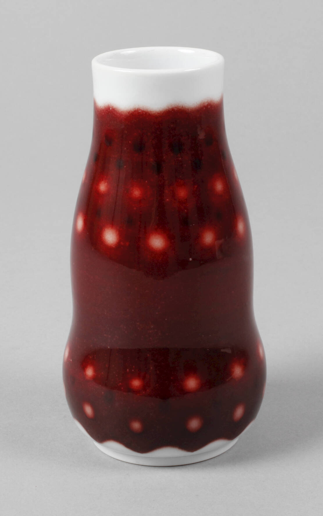 Meissen Ochsenblutvase Jugendstil