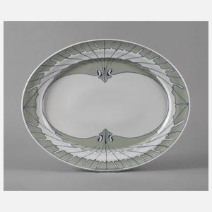 Meissen große Platte aus dem "Flügelmuster-Service"